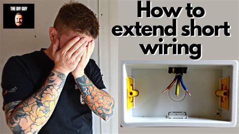 how to extend electrical wire junction box|can you extend 240v wire.